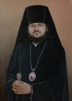 Портрет епископа Якутского и Ленского Романа. 2012. Х/м. 70/50