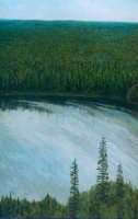 Вид с Секирной горы на Соловках. 2002